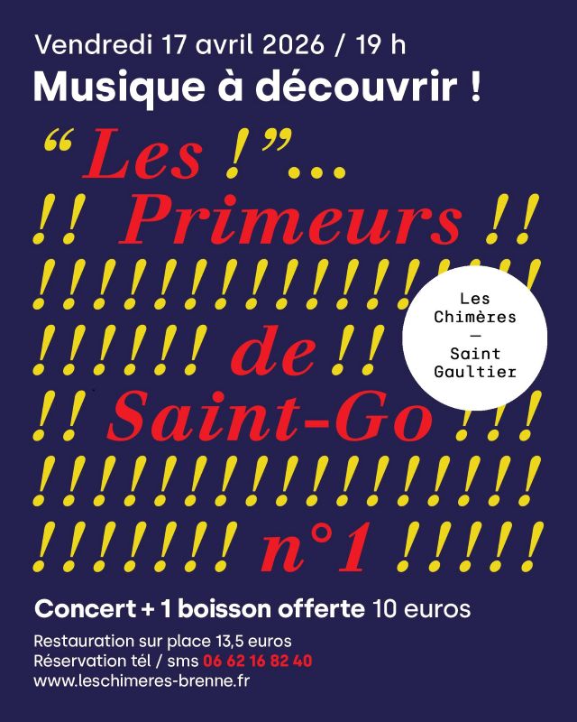 Concert "Les Primeurs de Saint-Go"