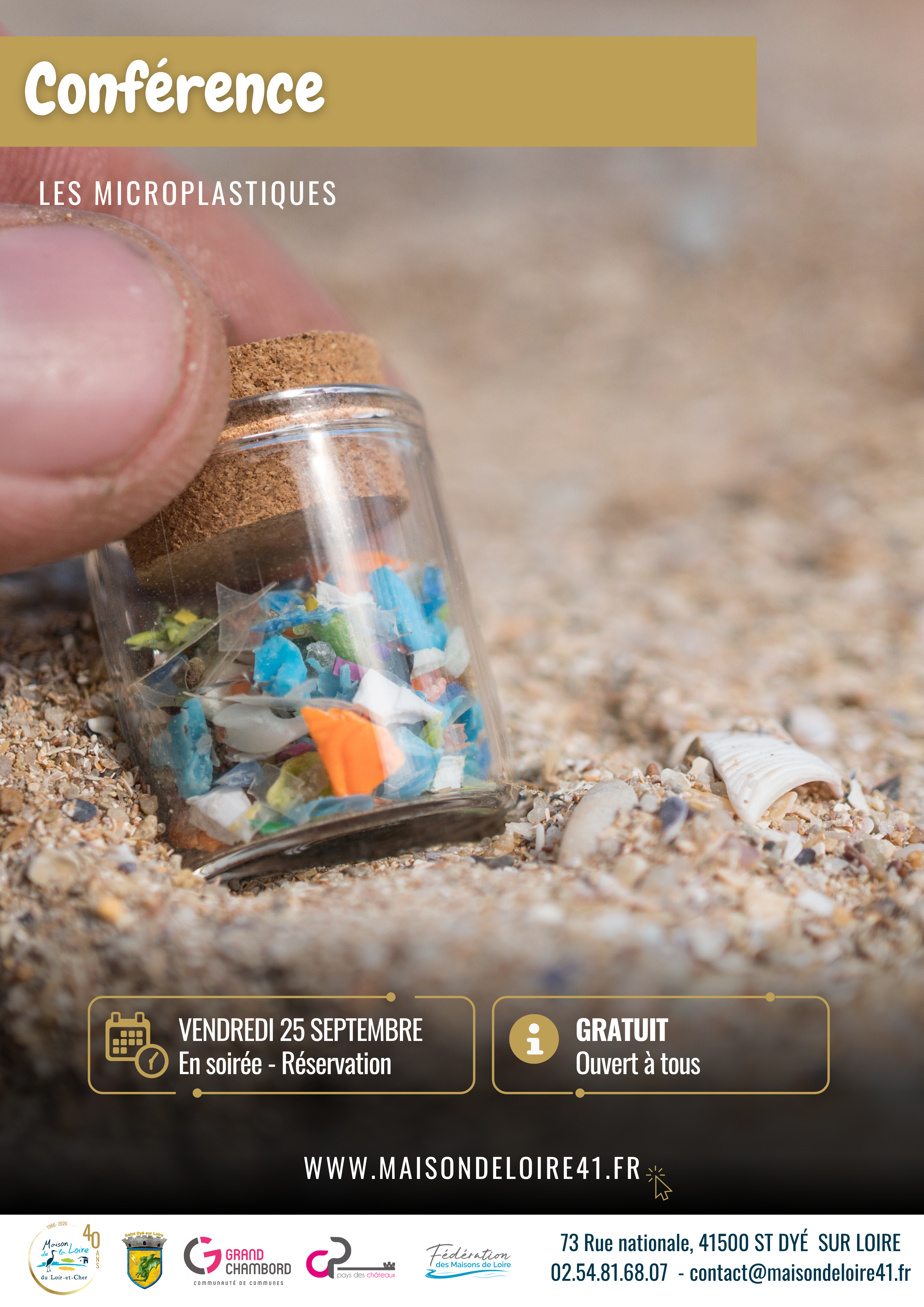 Conférence sur les microplastiques avec la Maison de la Loire