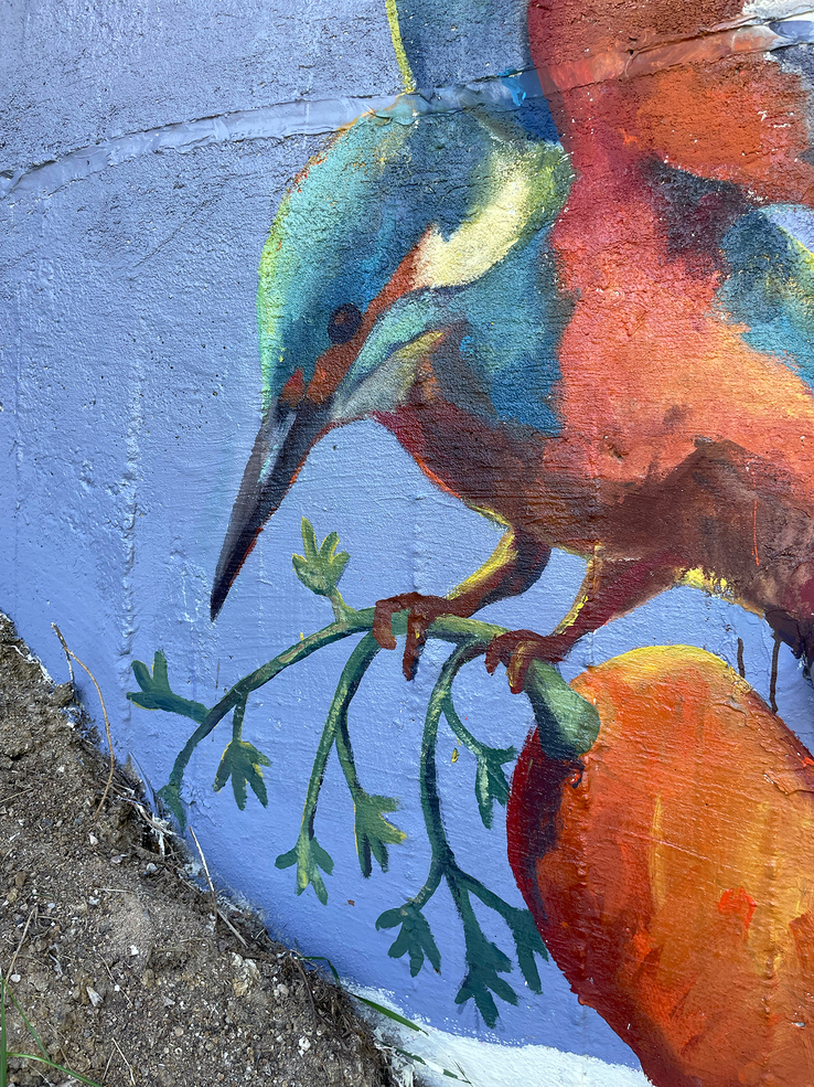 Fresque de Mapecco sur le Canal d'Orléans, Saint-Maurice-sur-Fessard - photo 6