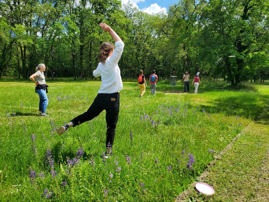 Disc-Golf, Fontgombault - photo 4