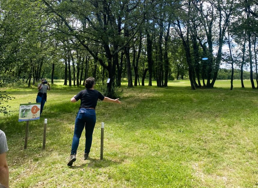 Disc-Golf, Fontgombault - photo 2