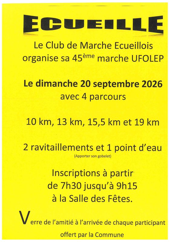 45ème marche UFOLEP