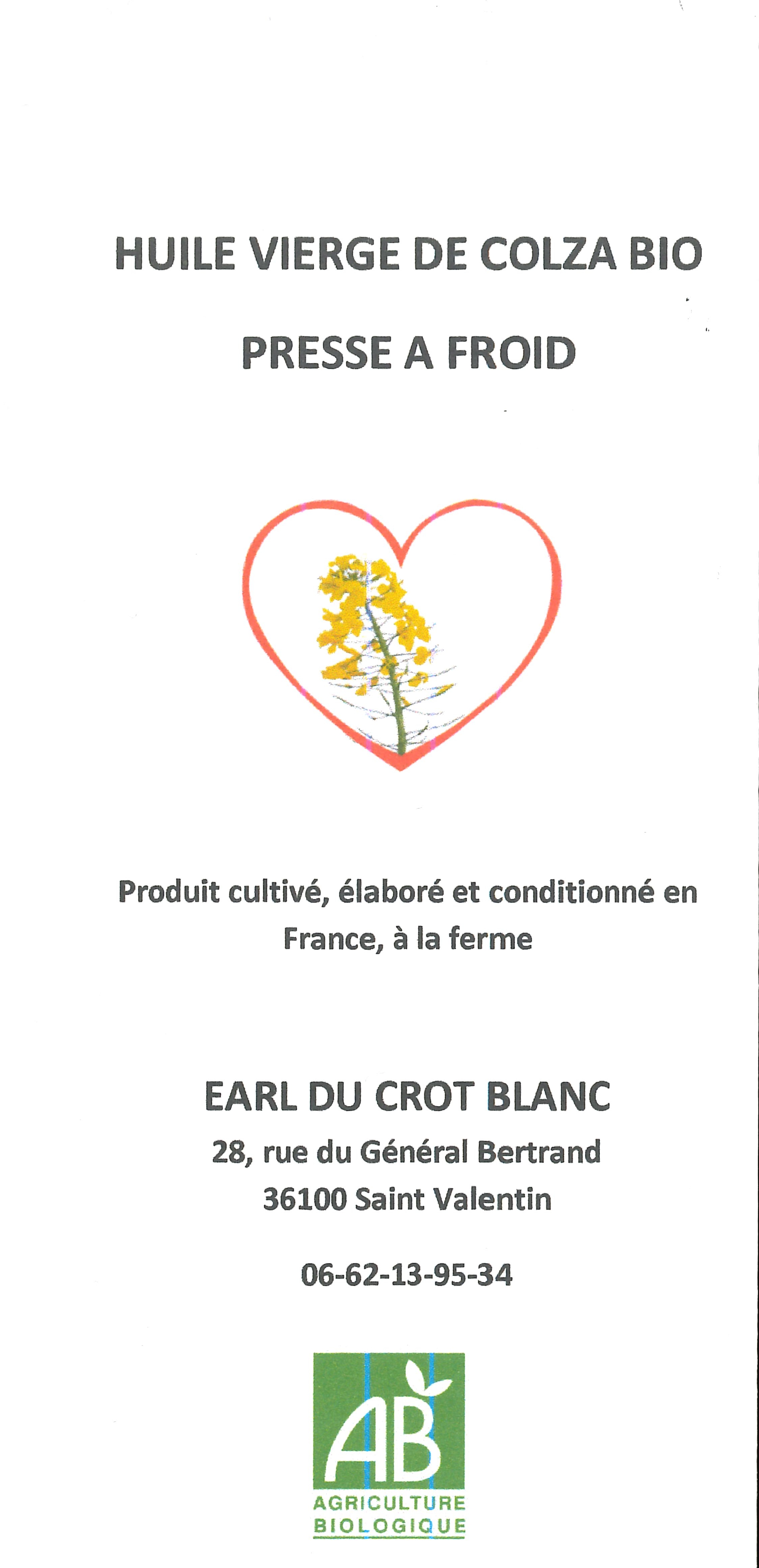 EARL du Crot Blanc