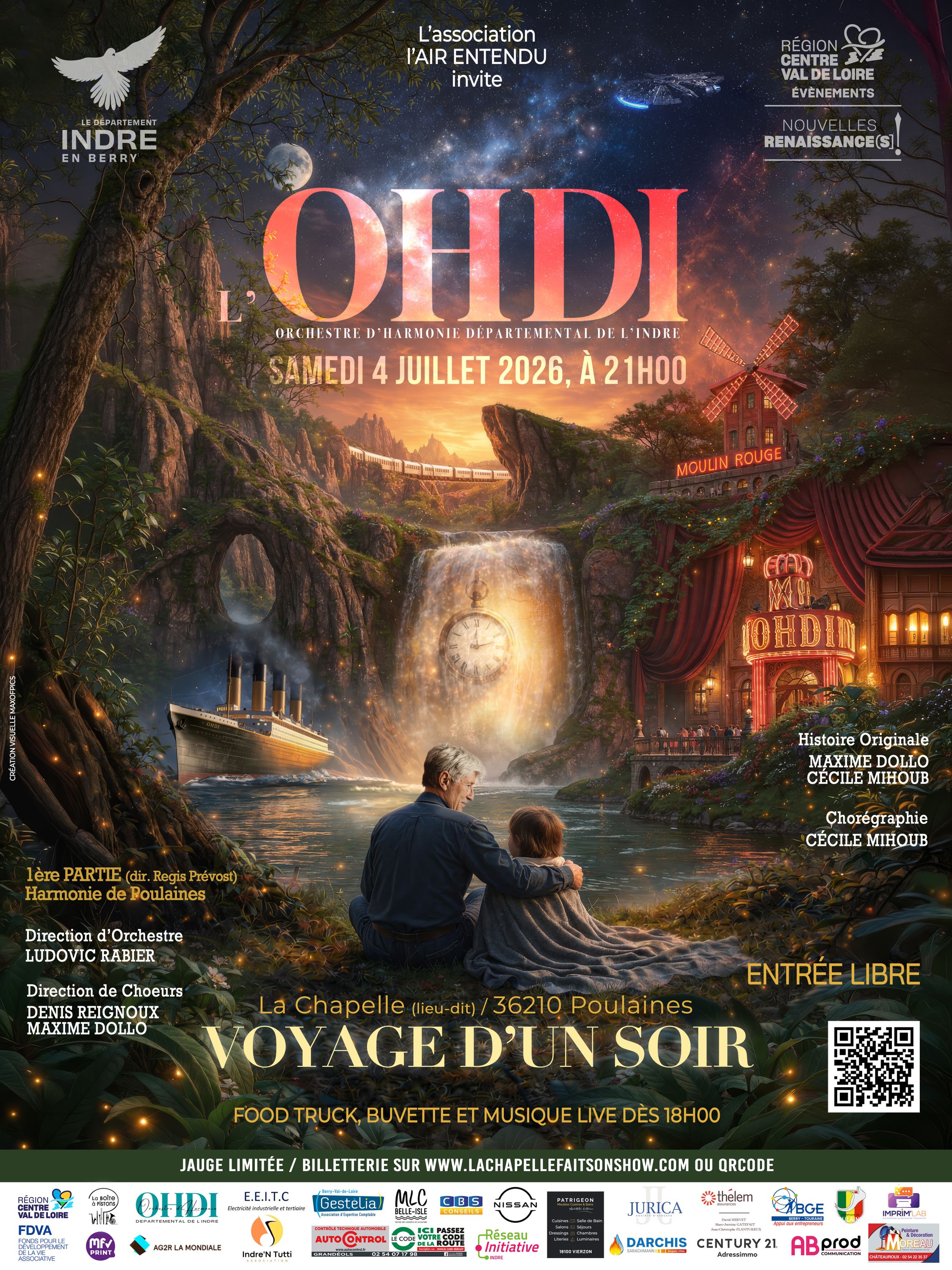 OHDi Orcherstre d'Harmonie départementale de l'Indre — visuel événement
