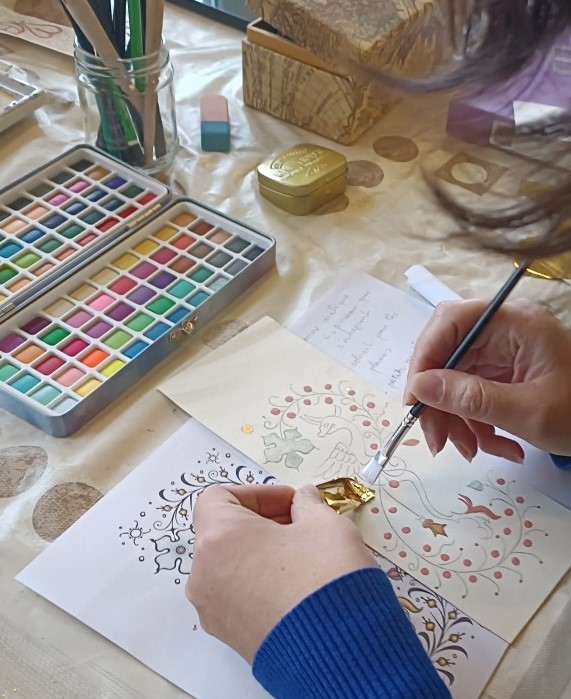 Atelier-école à l'AMI : Fabriquer son carnet relié — visuel événement