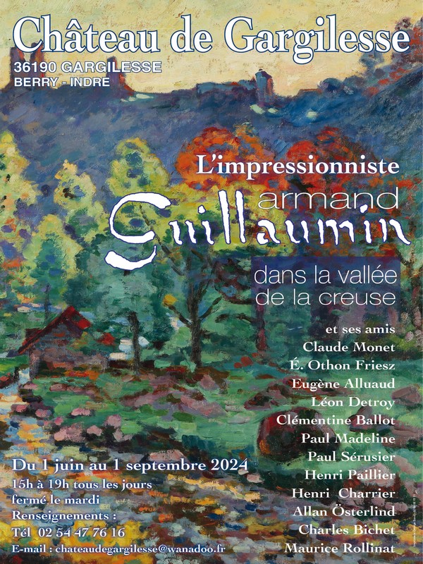 Exposition Armand GUILLAUMIN au Château de Gargilesse (1/1)