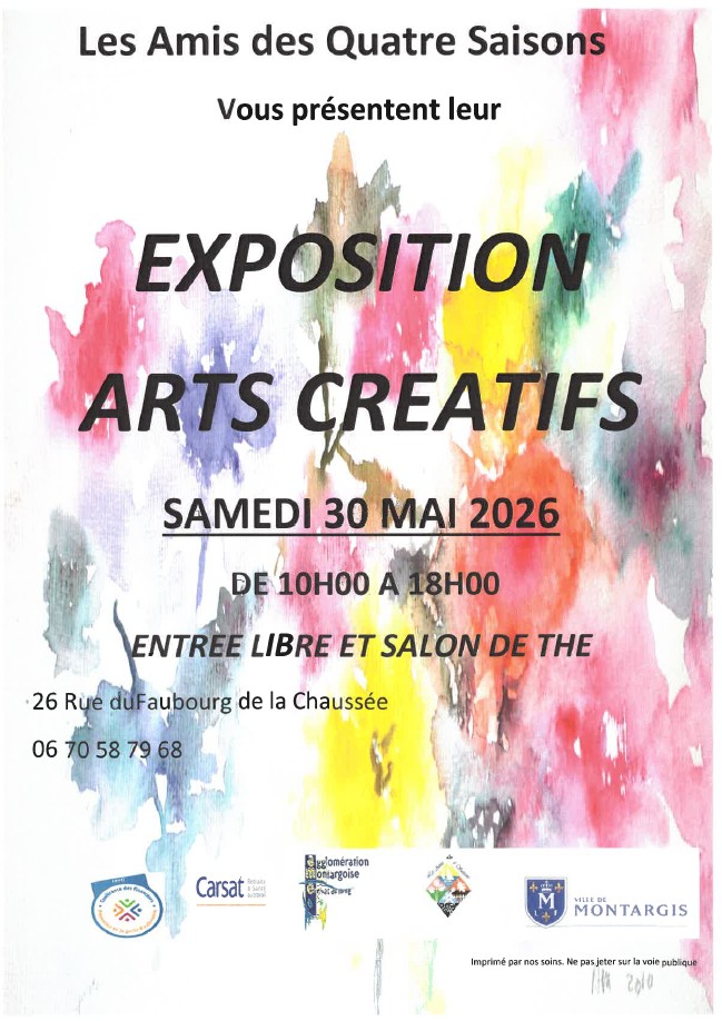 Exposition arts créatifs — visuel événement