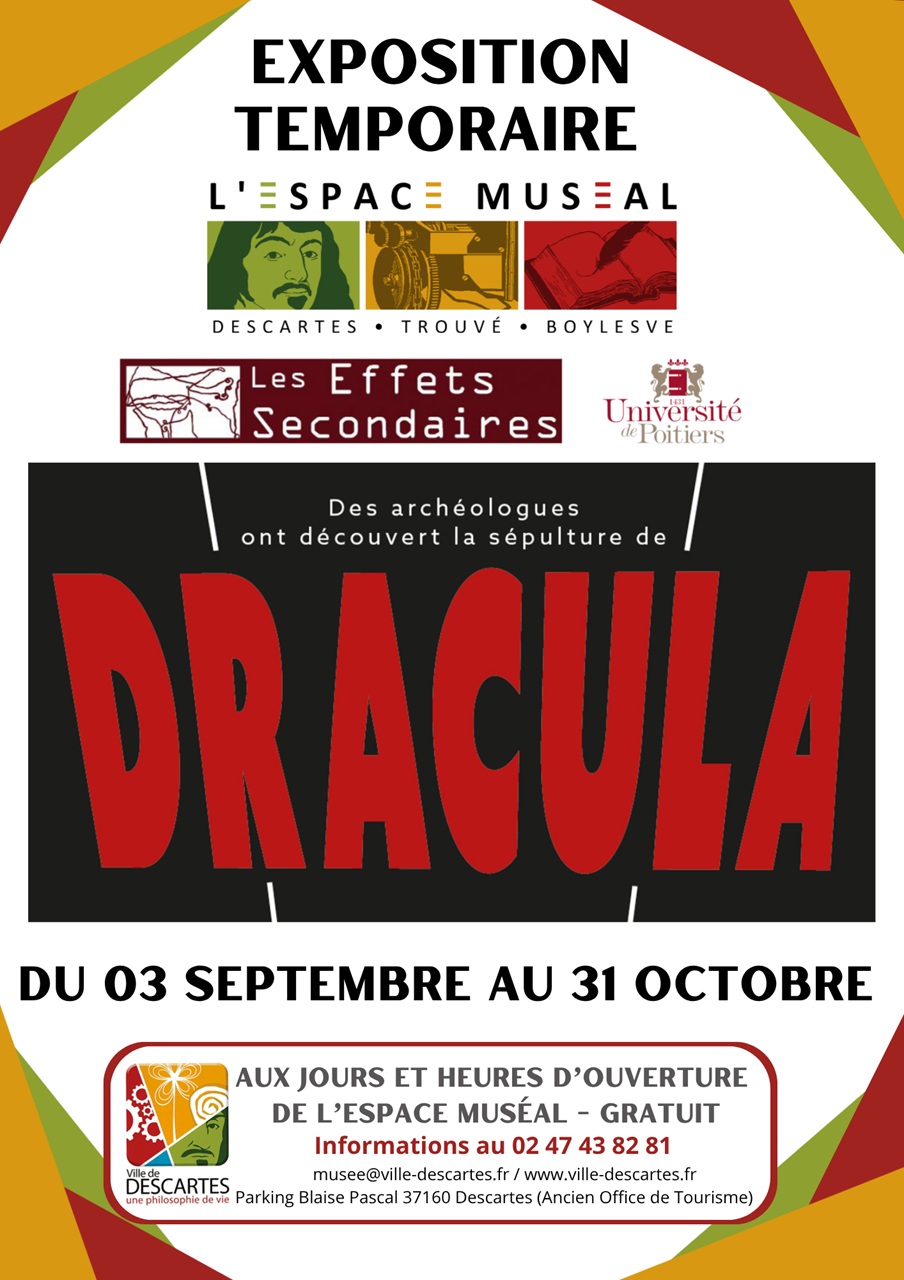 Exposition temporaire " Dracula " — visuel événement