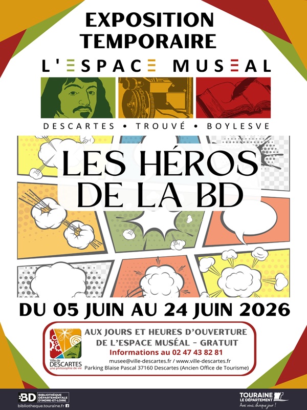 Exposition temporaire " Les Héros de la BD "
