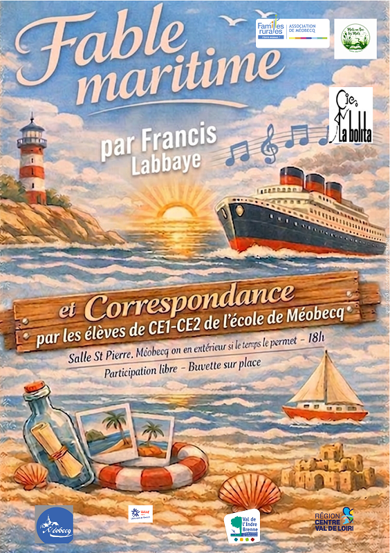 Fable maritime et correspondance de voyage