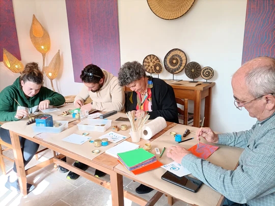 O S I E Z ! Visite et atelier peinture au brin d'Osier