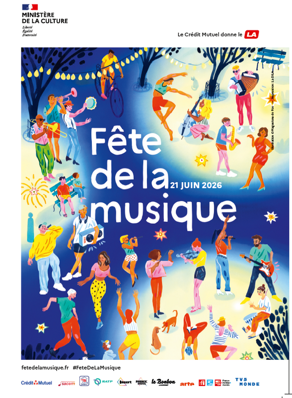 Fête de la musique, feu de la Saint Jean — visuel événement