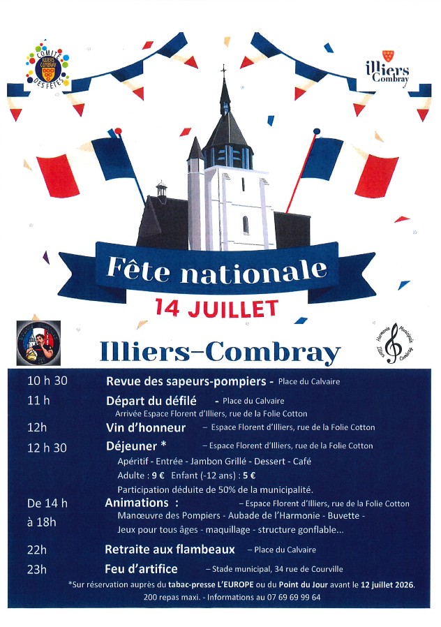 Fête Nationale d'Illiers-Combray