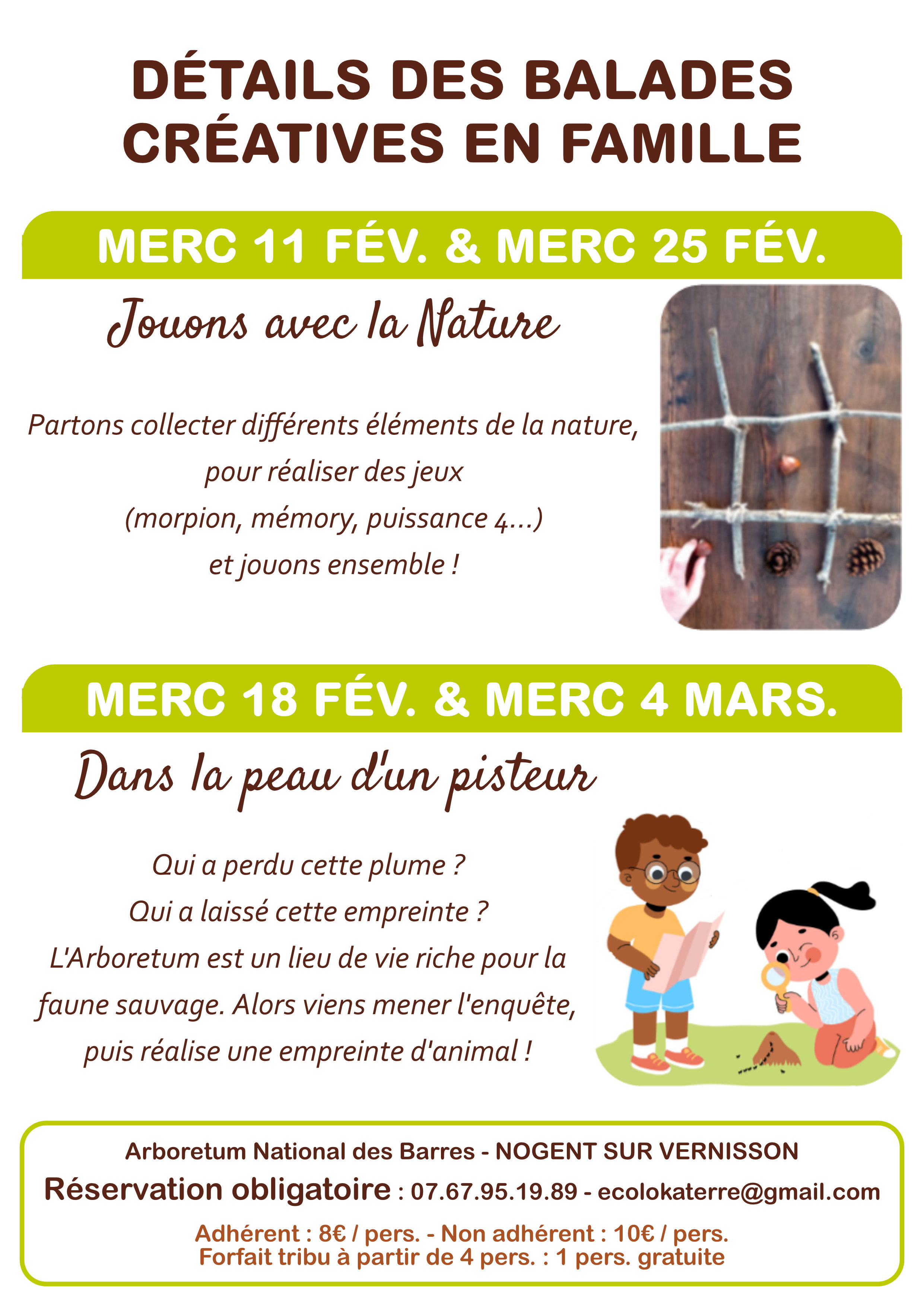 Jouons avec la nature