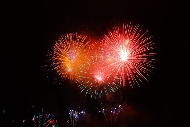 Feu d'artifice de Dampierre en Burly