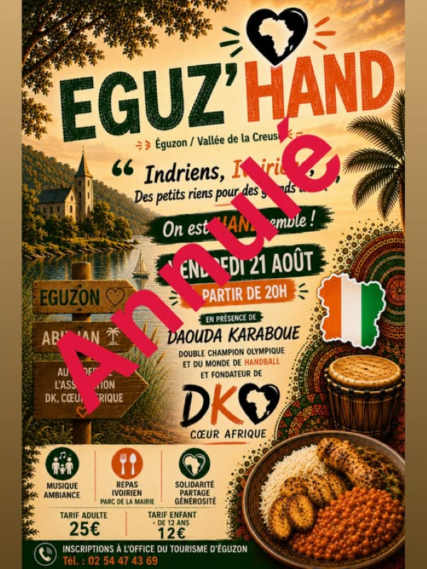 Soirée Eguz'Hand annulé