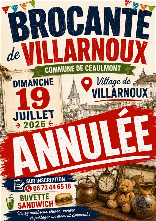 ANNULÉ - Brocante de Villarnoux