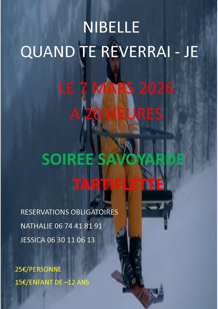 Soirée Savoyarde "Quand te reverrai-je"