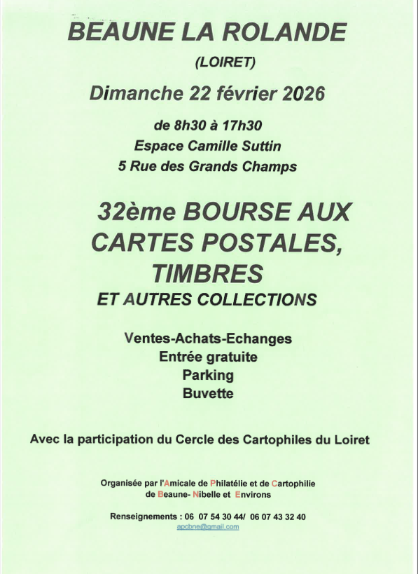 32ème Bourse aux cartes postales