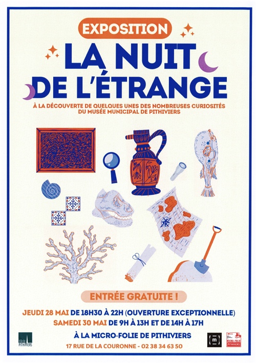 La nuit de l'Étrange - À la découverte de quelques unes des nombreuses curiosités du musée municipal de Pithiviers — visuel événement