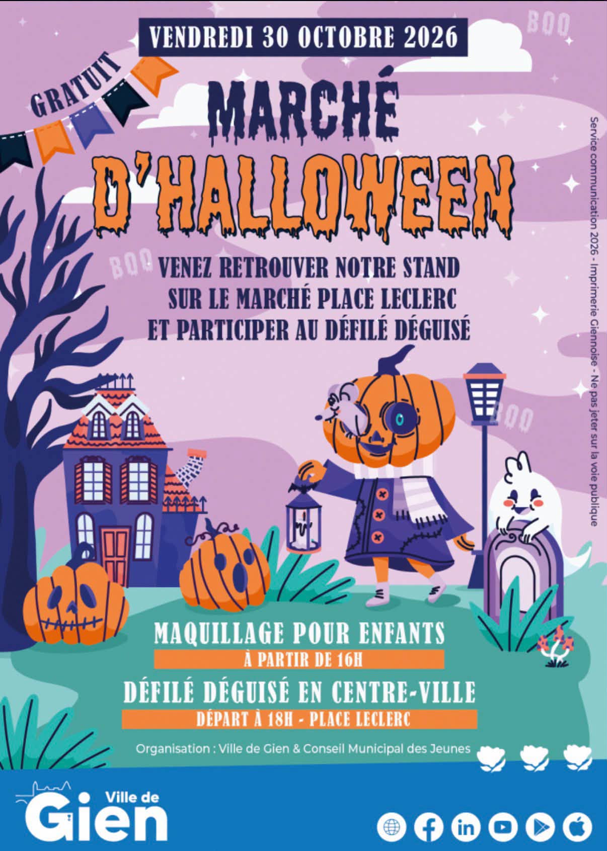 Marché d'halloween