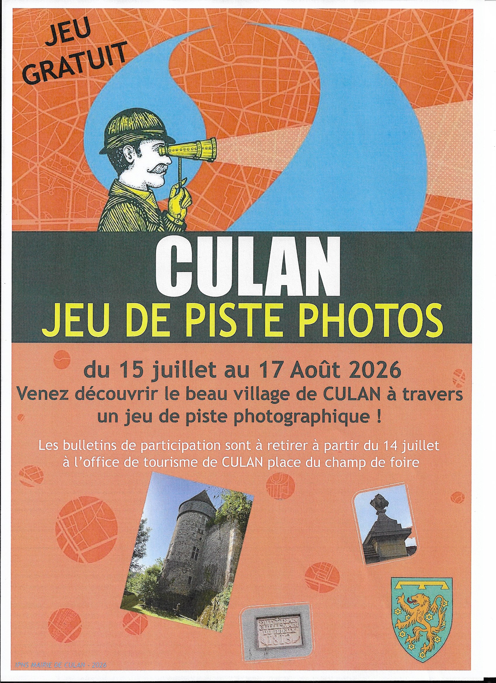 Jeu photo à Culan