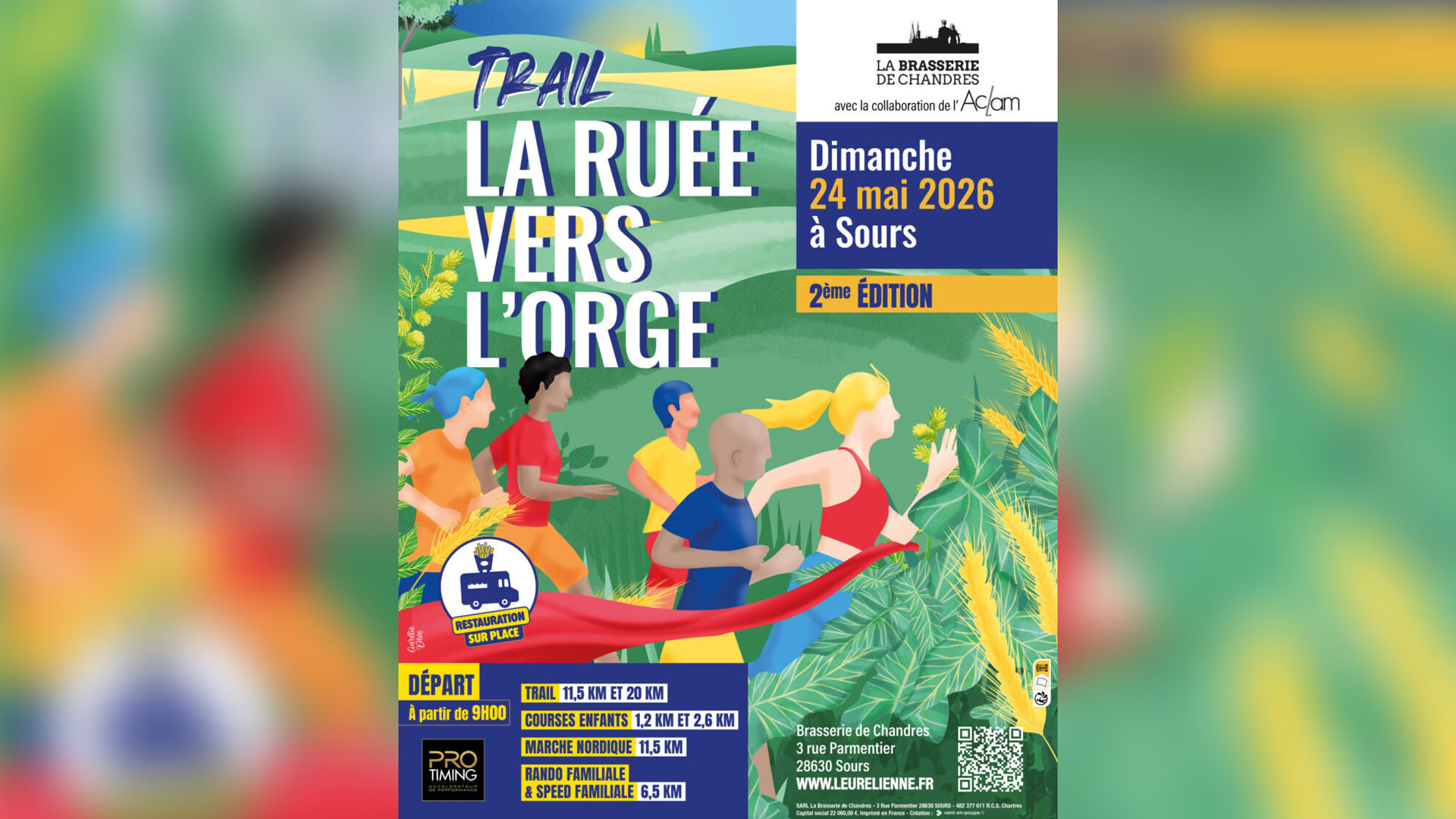 Trail La Ruée vers l'Orge à Sours - 2e édition — visuel événement