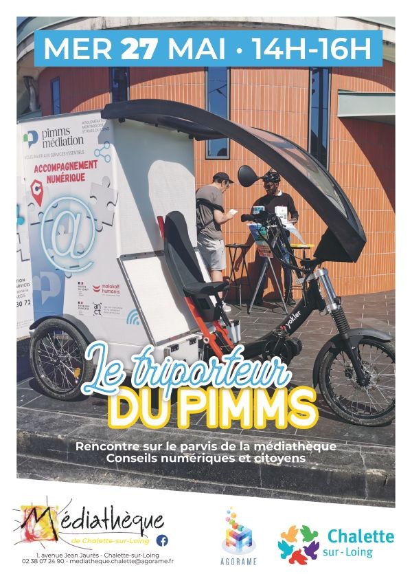 Le triporteur du Pimms — visuel événement