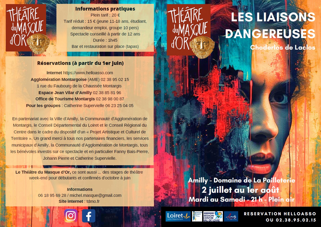 Les liaisons dangereuses — visuel événement