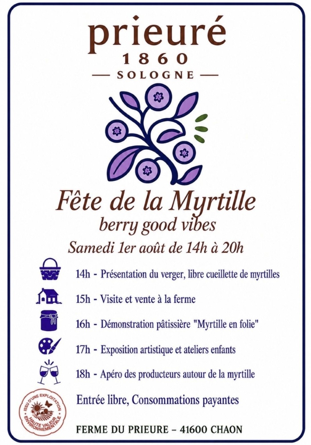 Fête de la Myrtille