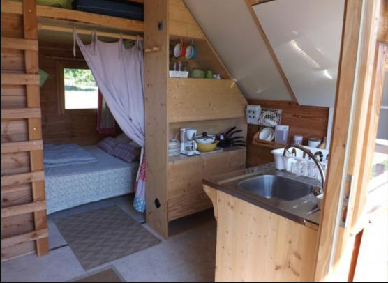 Les Roulottes Des Hayes - Roulotte Des Orchidées