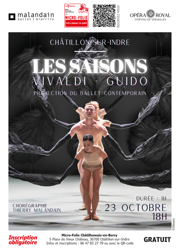Projection : Les Saisons par Malandain Ballet Biarritz