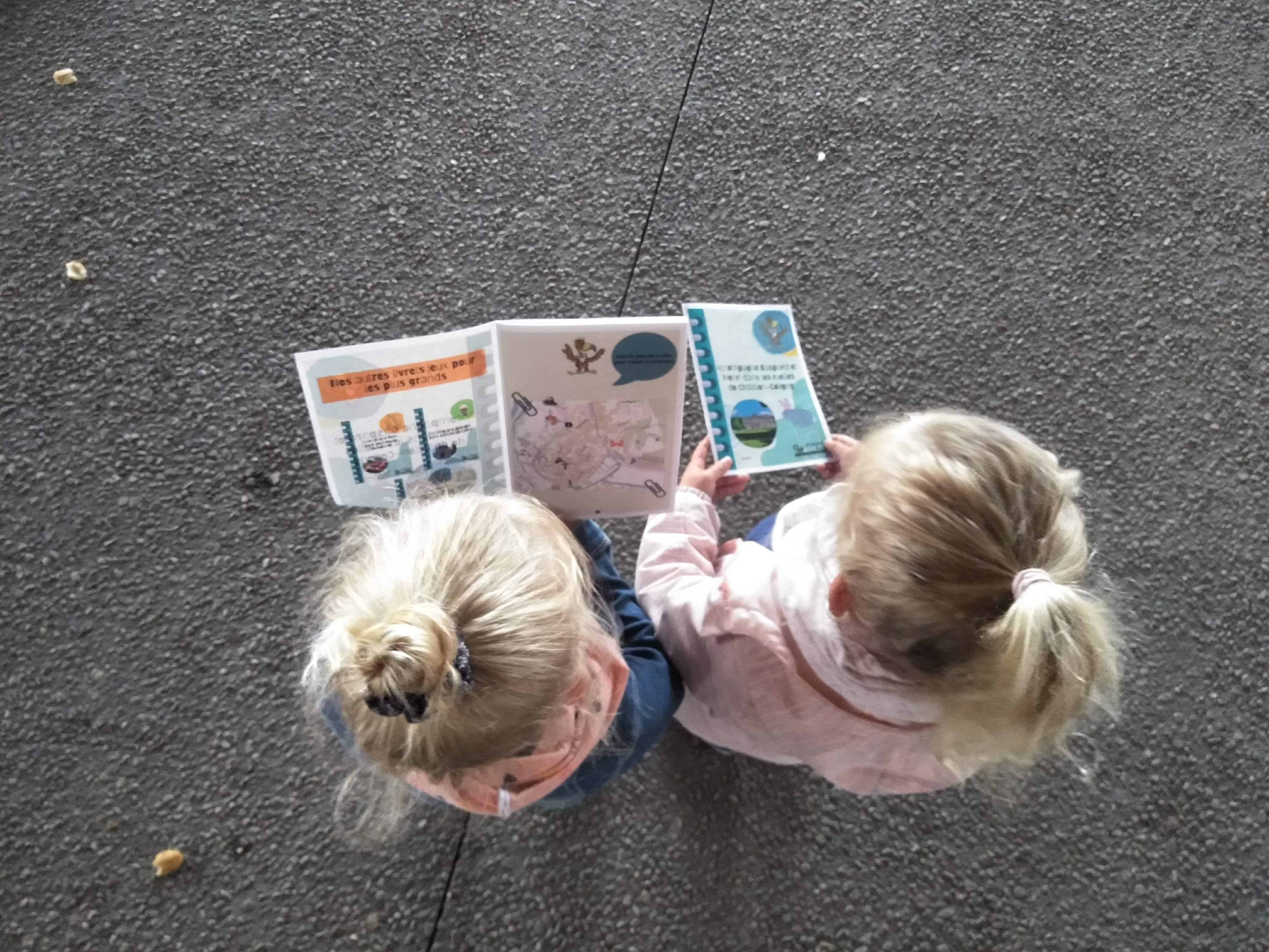 En parcourant les rues de Chatillon-Coligny avec l'aigle Gaspard (livret jeux)