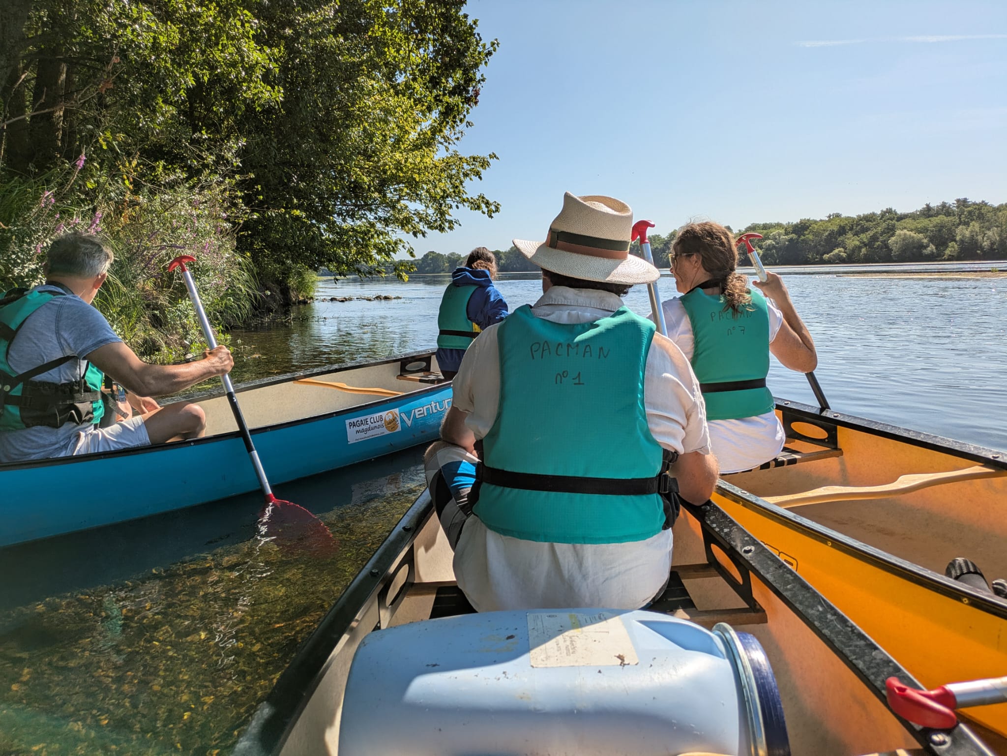 La Loire sauvage à pied et en canoë