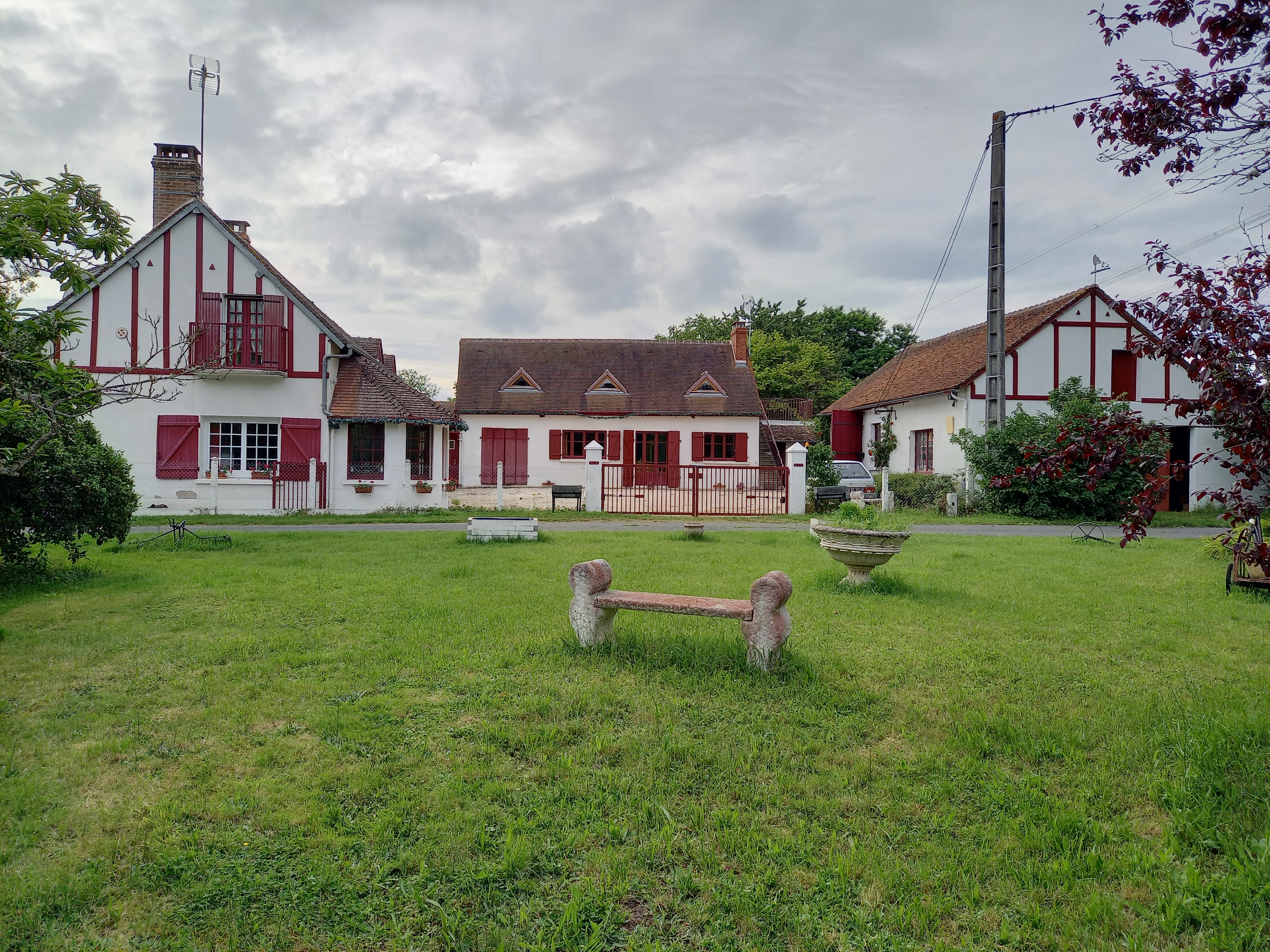 Les maisons rouges à Montereau
