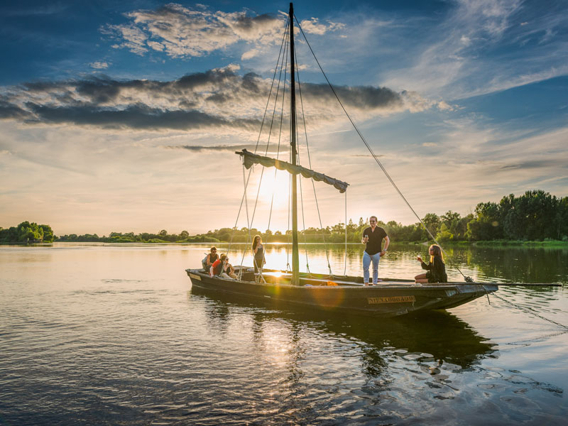 Millière Raboton – Découverte de la Loire en bateau traditionnel©