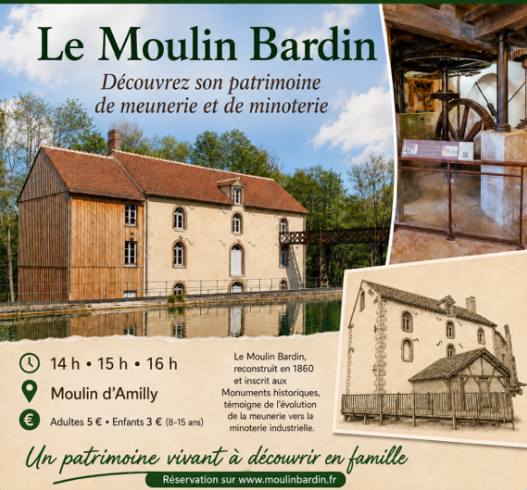 Visite guidée du Moulin Bardin