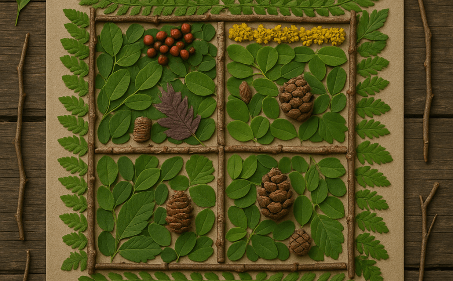 Atelier créatif mosaïque naturelle