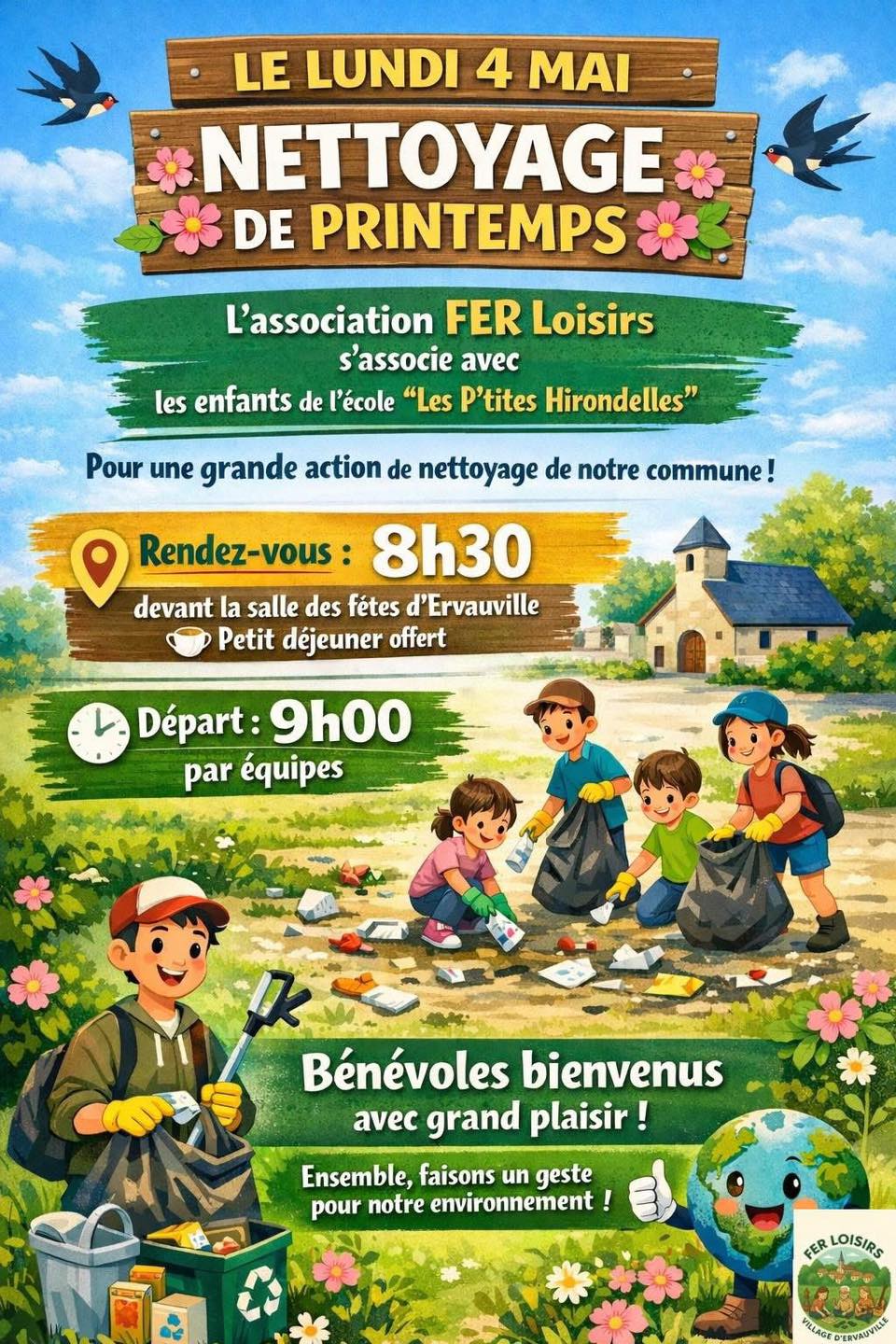 Nettoyage de la commune — visuel événement