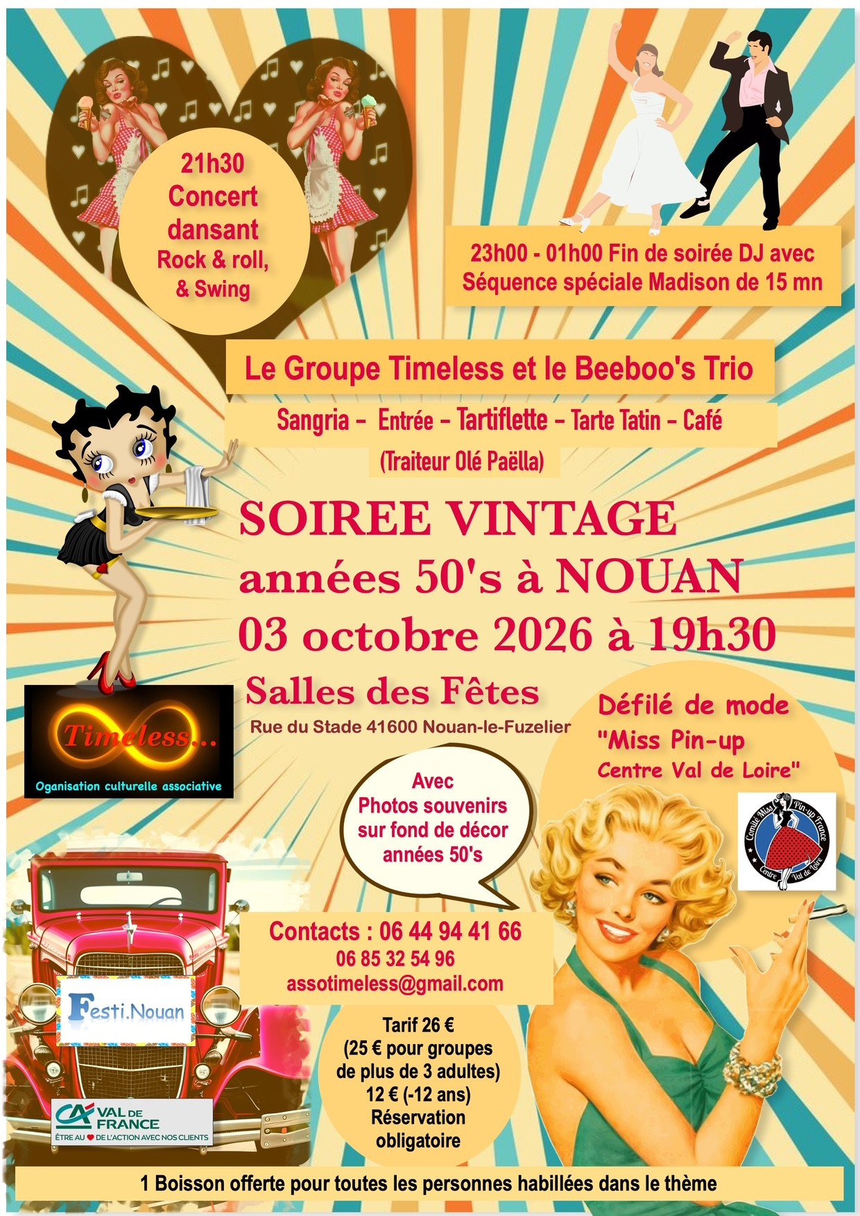 Soirée Vintage années 50's