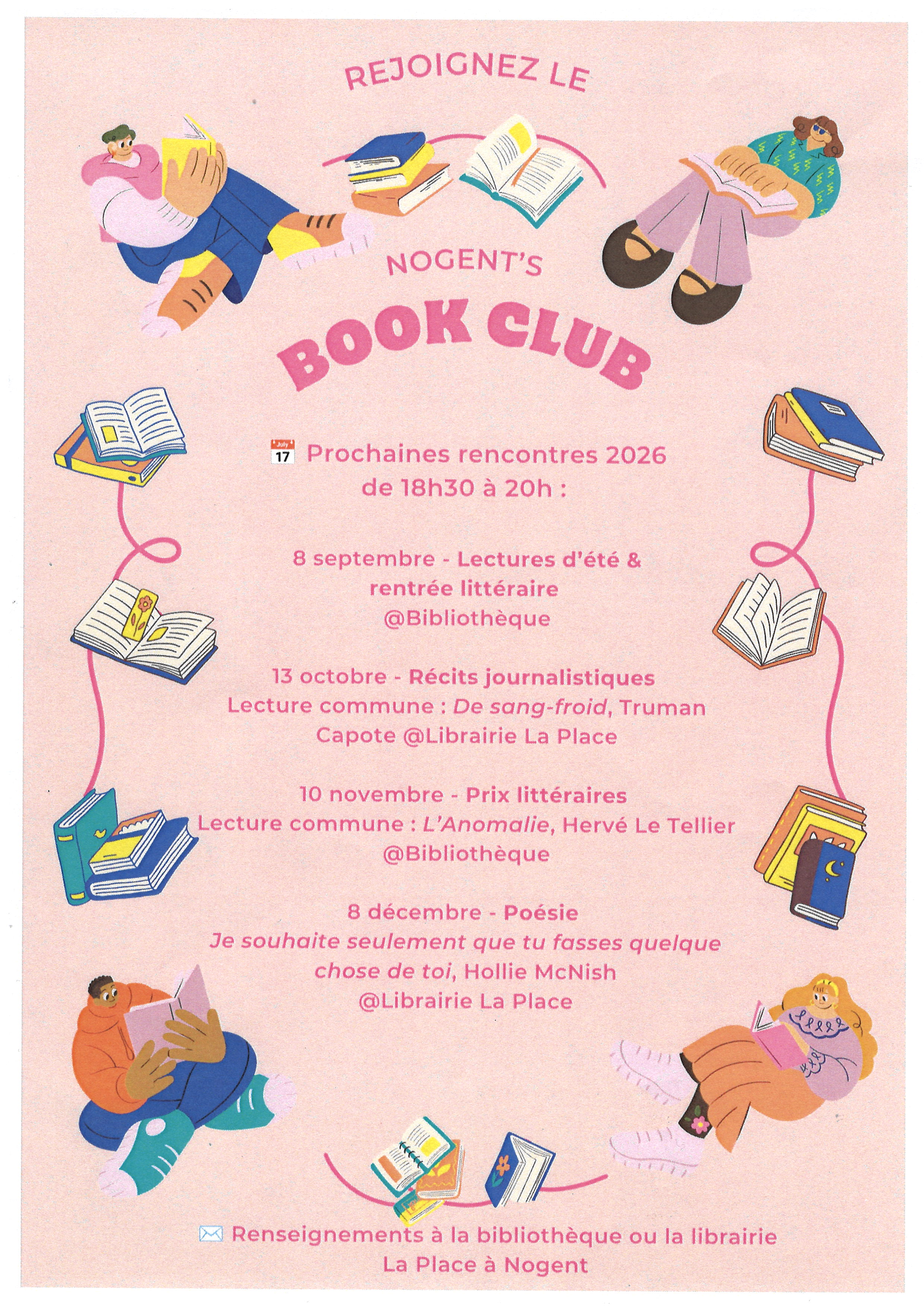 Nogent's Book Club d'octobre