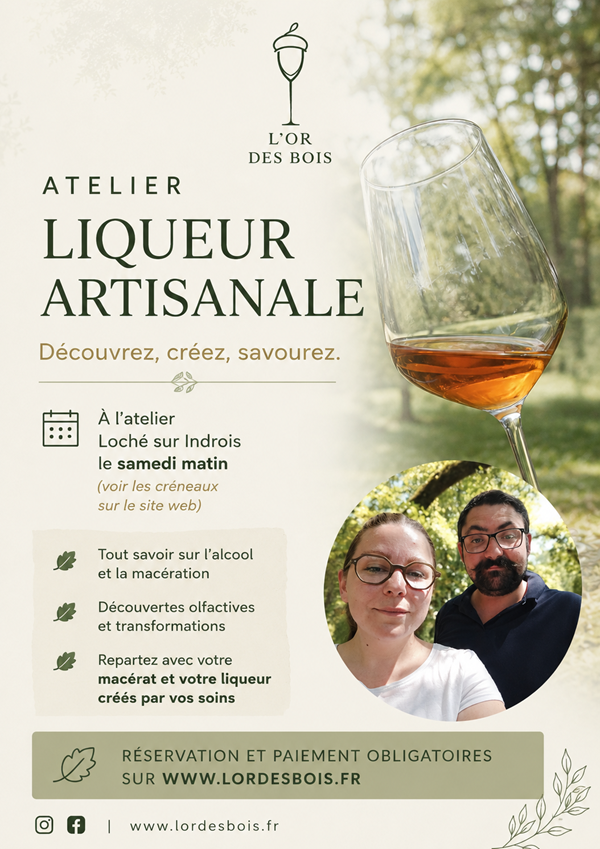 Fabrication de liqueur artisanale — visuel événement