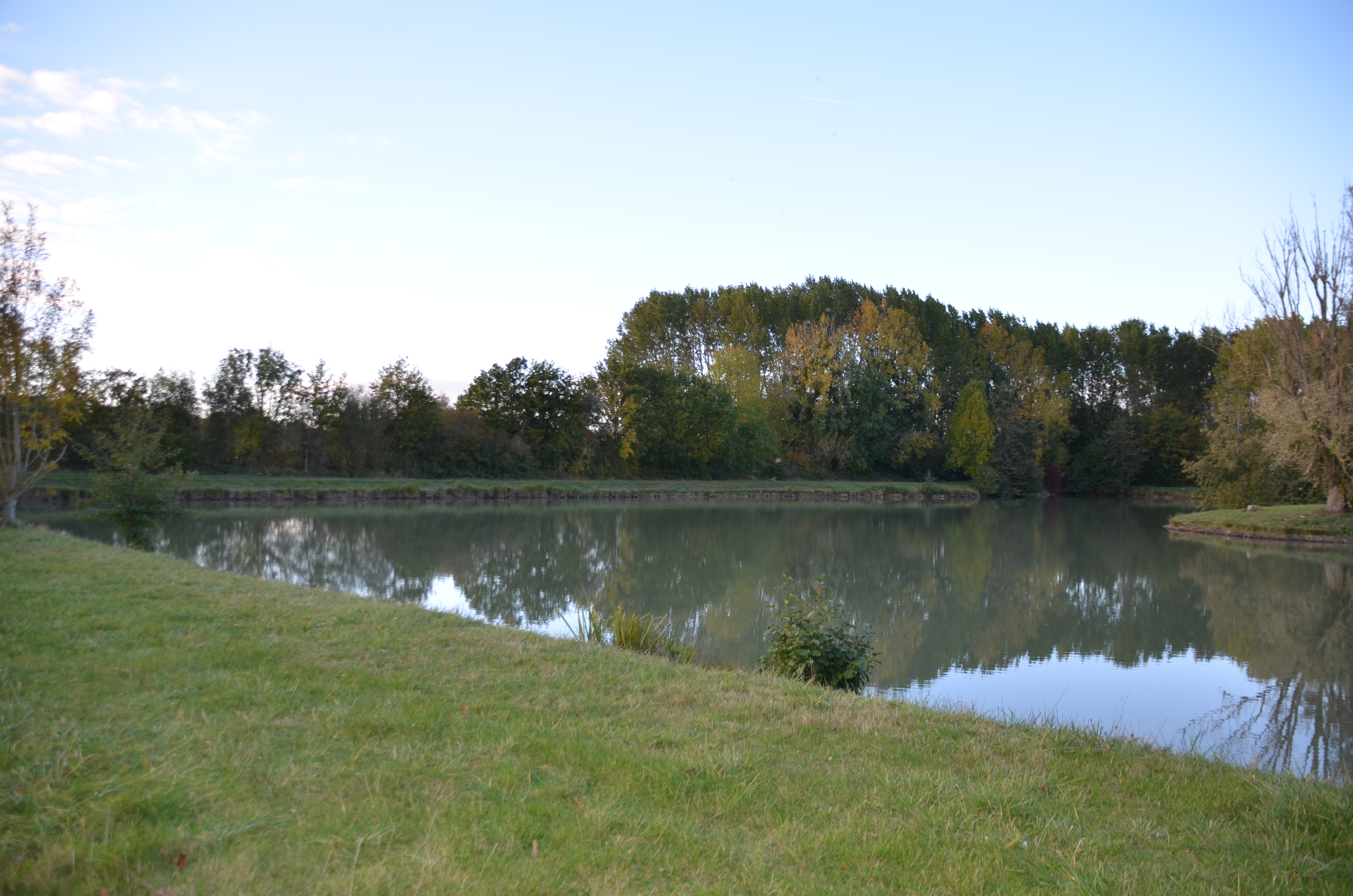 Sites de pêche autour de Brou