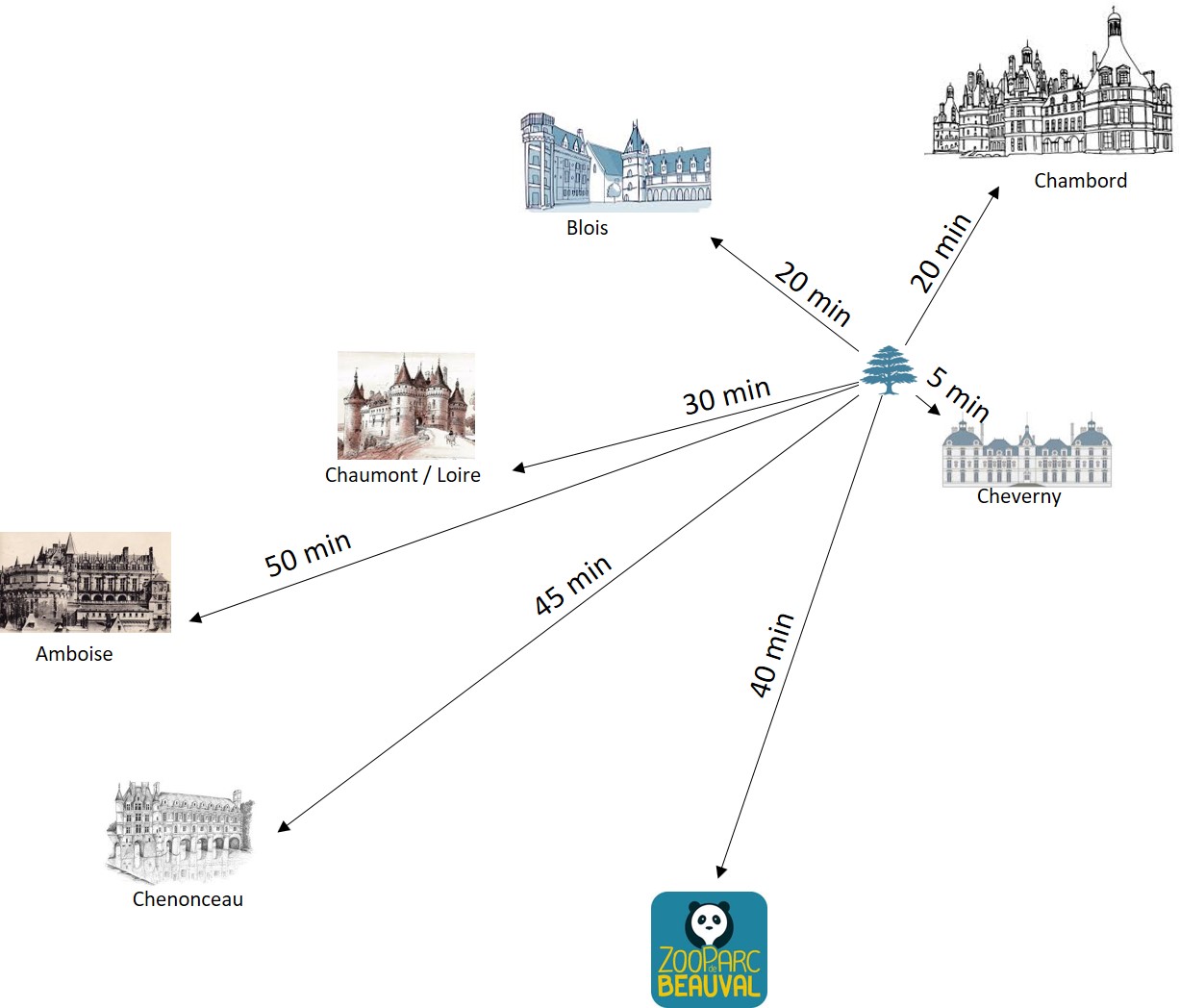 Villa l'arbre bleu, Cour-Cheverny - photo 11