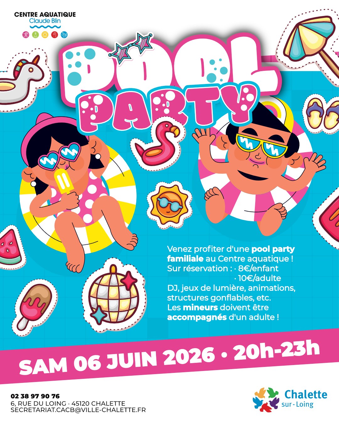 Pool Party — visuel événement