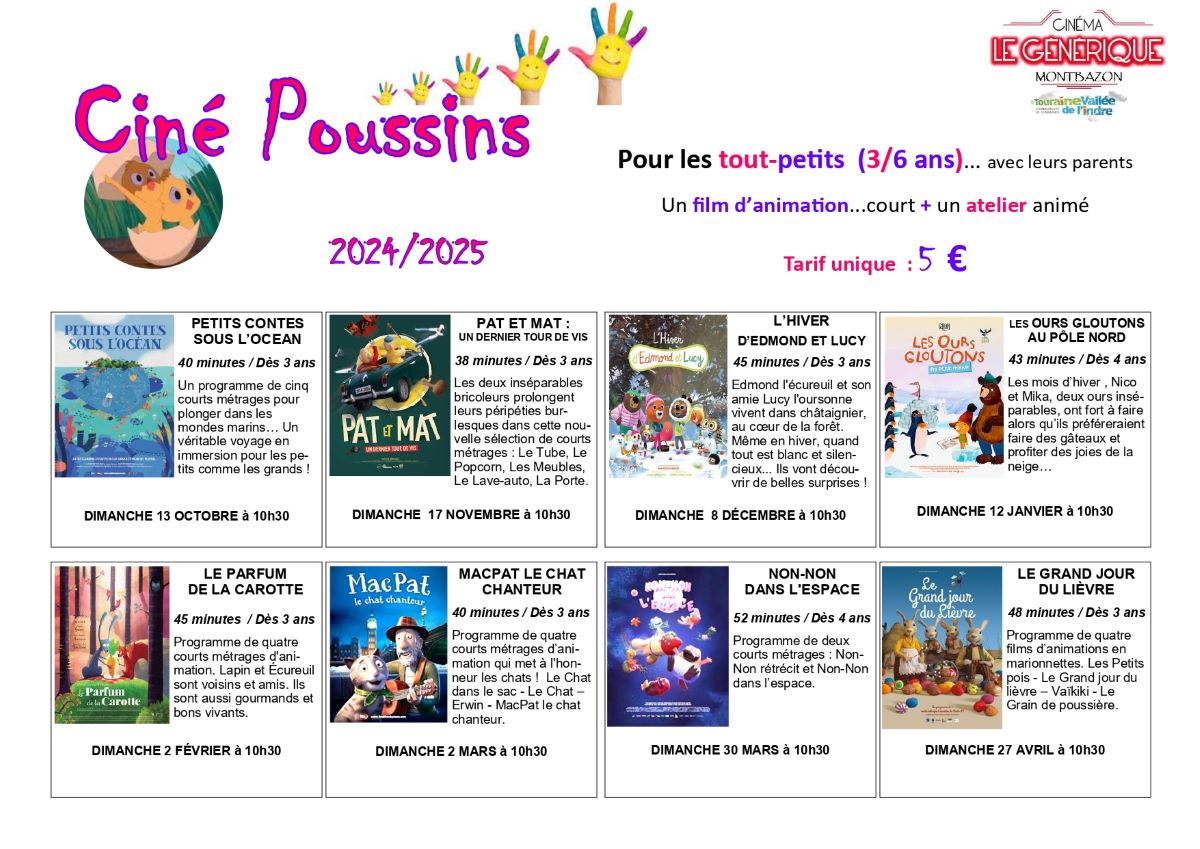 Ciné Poussins : Les Ours Gloutons au Pôle Nord (2/2)