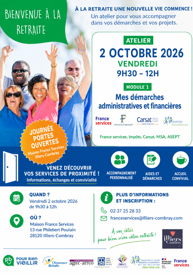 Bienvenue à la retraite : Mes démarches administratives et financières