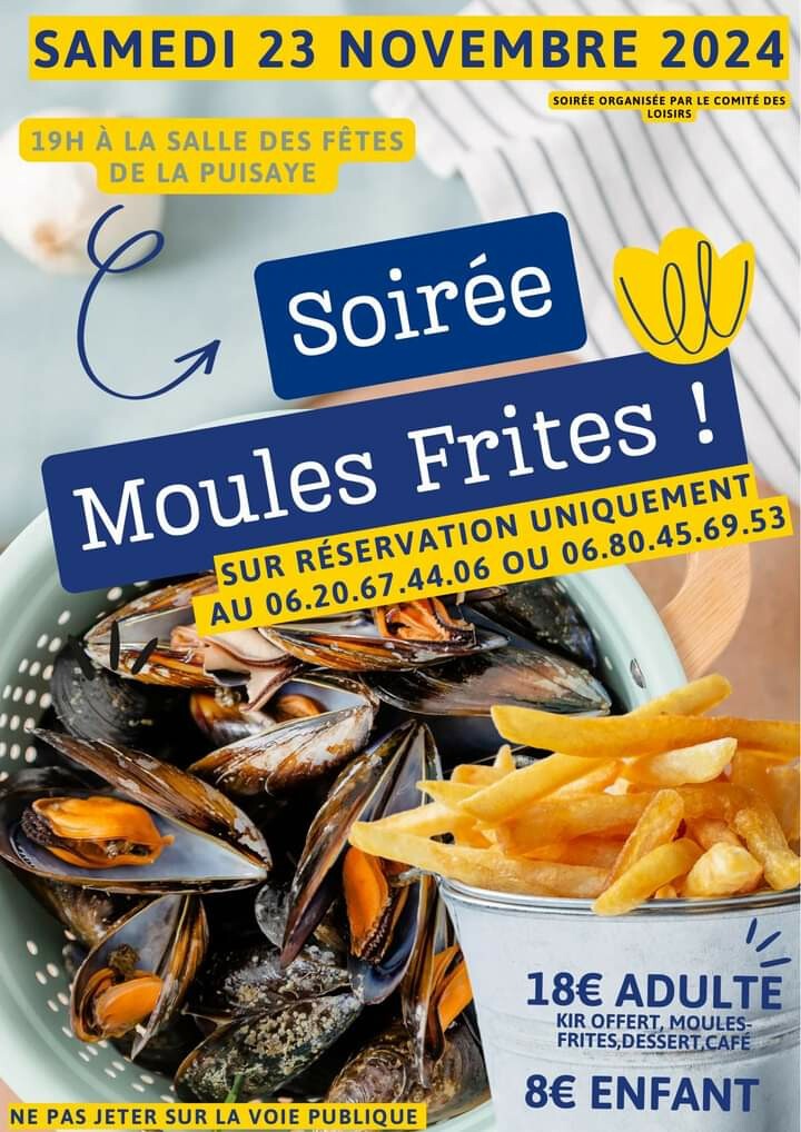 Soirée moules frites