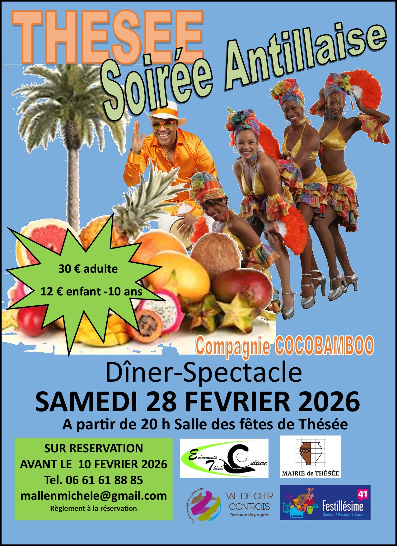 Festillésime 41 - Soirée antillaise à Thésée