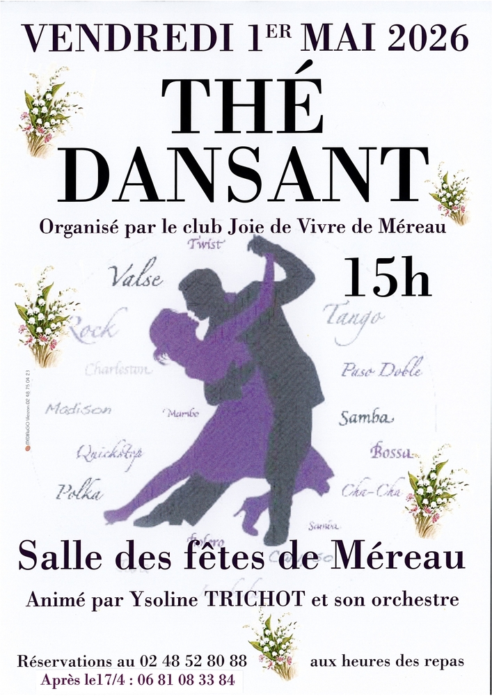 Thé dansant — visuel événement